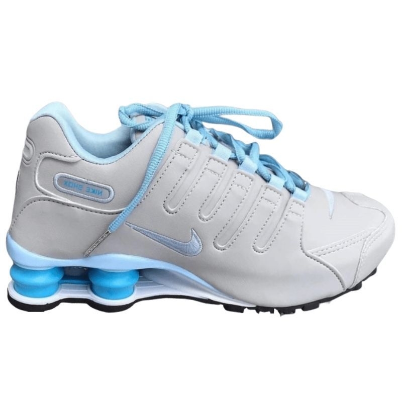 nike shox 4 molas cinza