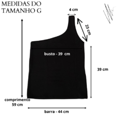 Imagem do Regata um ombro só em malha dupla SUPLEX LIGHT CO2 CONTROL - PRETA