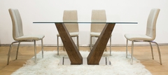 MESA HAUSE MADERA OSCURA 1.60 m x 0.90 cm en internet