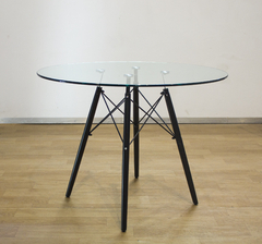 Combo mesa eames 1.20 m. + 4 sillas Butterfly - Decototale mayorista de muebles