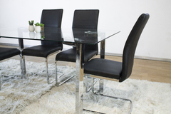Imagen de SILLA DE COMEDOR TORONTO NEGRA