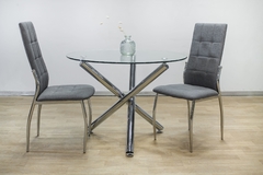 MESA MATTISE CROMO - tienda online