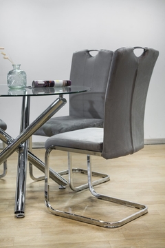 MESA MATTISE CROMO - comprar online