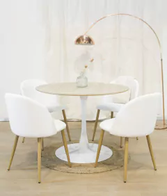 Mesa Tulip tapa madera - tienda online