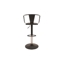 BANQUETA TOLIX NEGRA REGULABLE - comprar online