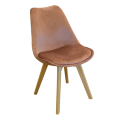 SILLA TULIP TAPIZADA ROSA - comprar online