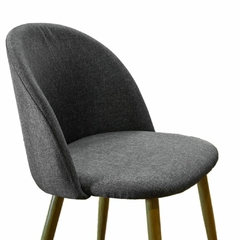 SILLA MACARON GRIS TELA - comprar online