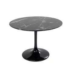 MESA TULIP MARBLE NEGRA