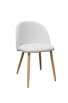 SILLA MACARON BLANCA PU - comprar online