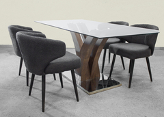Mesa Stylish madera oscura en internet
