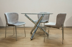 MESA MATTISE CROMO - comprar online