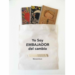EcoKit Artistas con Sentido Trilogía +Bolsa + Lápices Plantables