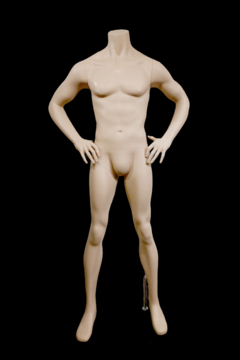 Hombre HEADLESS Piel HJ-117