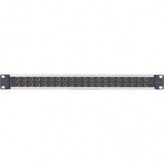 Canare Video Patch Panel 24DVS - 1RU Video Patchbay w/24 Straight Through - comprar online
