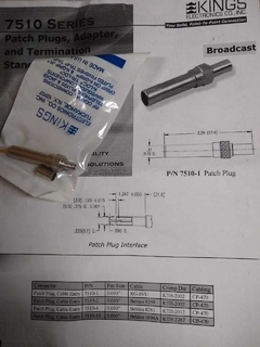 KINGS - KC-7510-1 | CONECTOR PATCH CIRCULAR MACHO en internet