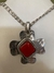 Collar con cruz con piedra - Pasionaria de los Cerros