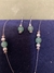 Conjunto collar y aros con piedras en internet