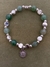 Pulsera plateada con piedras - comprar online