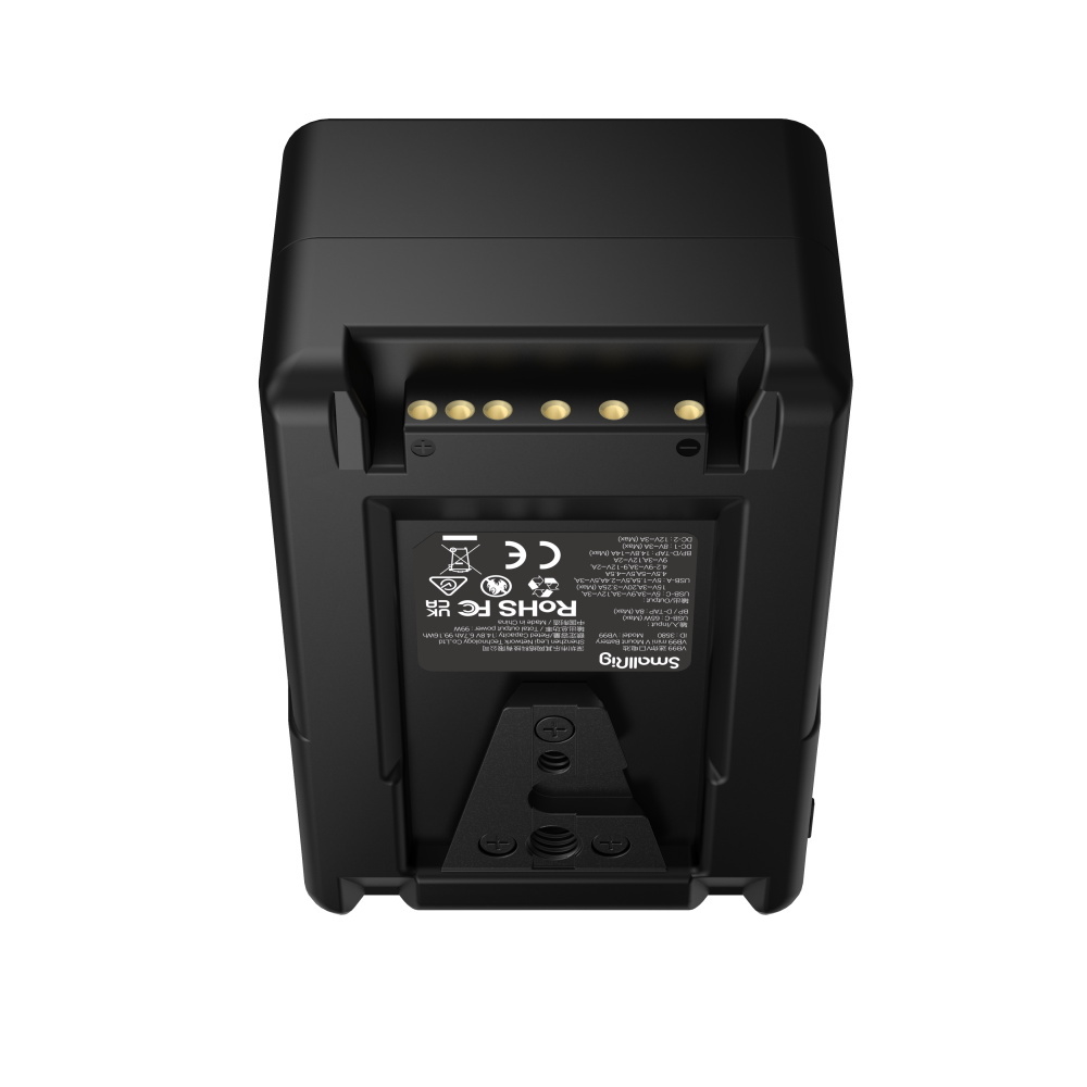 thumbnail image 2 of SmallRig VB50 Mini V-Mount Battery (50Wh) For Cameras/Gimbals/Monitors - OLED Display 2 of 3