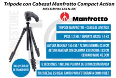 Tripode Manfrotto Compact Action en internet
