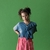 Blusa petróleo com babado