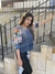 Blusa com manga bufante em seda - comprar online