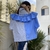 Blusa cropped oversized