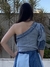 Blusa jeans assimétrica - comprar online