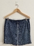 Mini saia jeans com zipper na internet