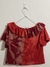 Camiseta tie dye com babado - comprar online