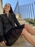 Vestido jeans e tule preto - teres