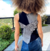 Blusa sem manga assimétrica patchwork - comprar online