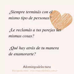 ¿Siempre te enamorás de personas similares? - comprar online