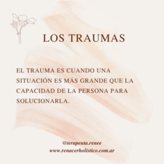 Los traumas en terapia floral - comprar online