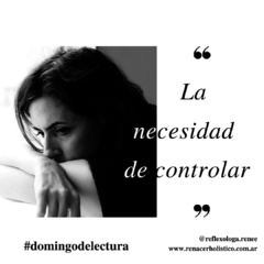La necesidad de controlar.