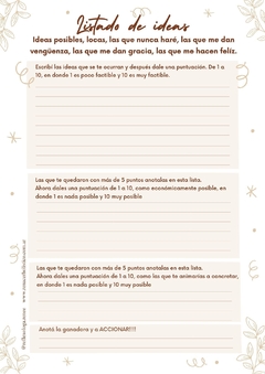 Lista de ideas!