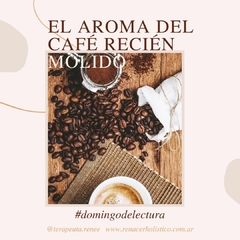 El aroma del café recién molido