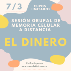 SESIÓN GRUPAL DE MEMORIA CELULAR. EL DINERO 7 de marzo 2022 en internet