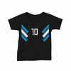 Remera Infantil Manga Corta AFA Lineas