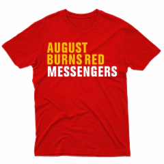 Remera Unisex Manga Corta AUGUST BURNS RED 01 en internet