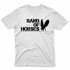 Remera Unisex Manga Corta BAND OF HORSES 01 en internet