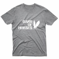 Remera Unisex Manga Corta BAND OF HORSES 01 - Wildshirts
