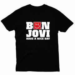 Remera Unisex Manga Corta BON JOVI 06 en internet