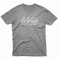 Remera Unisex Manga Corta PARAMORE 02 en internet
