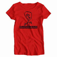 Remera Mujer Manga Corta RADIOHEAD 01 en internet