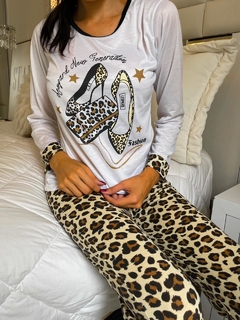 Pijama Comprido Onça - comprar online