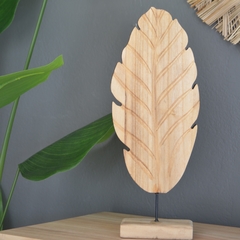 Adorno Hoja Madera