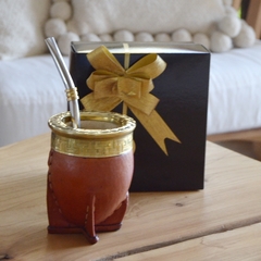Mate Imperial Marrón con bombilla