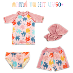 short proteccion solar uv traje de baño