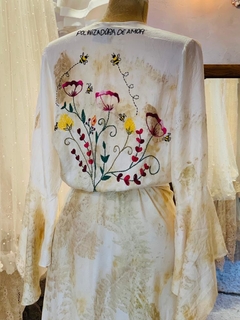 Vestido Cachecouer POLINIZADORA| Linha Impressão Botânica - comprar online